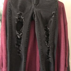 Cropped skinny jeans